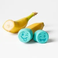 LEKKABOX Frischhaltedeckel für Banane 2er Set – Bananendeckel Silikondeckel für Brotdose, Bananen Silikondeckel – clevere Alternative zur Bananenbox