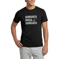 Spreadshirt T-Shirt Hamburch DIGGA Hamburch Anker Nordsee Männer T-Shirt (1-tlg)