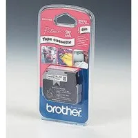 Brother Druckerband Schriftband M-K221 (9 mm, Schwarz auf Weiß)