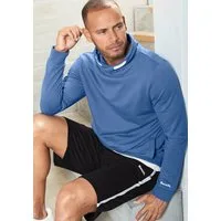 Bench. Loungewear Sweatshirt mit großem Stehkragen aus einer Baumwollmischung