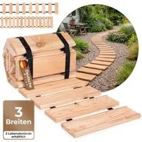 BooGardi Terrassendielen Rollweg aus Lärchenholz, BxL: je 30x250 cm, 1.600 mm Stärke, (1-St), Holzweg zum Ausrollen · Holztritt Gartenweg