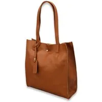 Adel Bags Shopper BENITA Schultertasche für Damen, Handtasche, echtes Leder, herausnehmbares Innenfach, Made in Italy