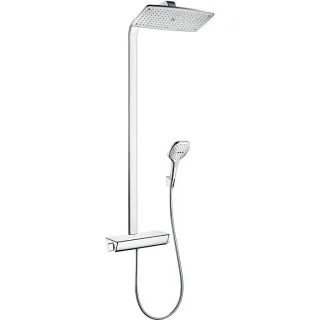 hansgrohe Raindance Select Showerpipe 27286000 E 360 1Jet, chrom, mit Brausearm 380 mm