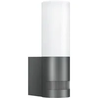 steinel LED Außen-Wandleuchte L 605, Bewegungsmelder, Leuchtdauer einstellbar, Nachtlichtfunktion, Softlichtstart, Tageslichtsensor, mehrere Helligkeitsstufen, LED fest integriert, Warmweiß