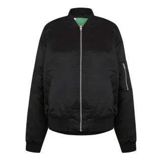 JJXX - Bomberjacke für Damen, Satin (Schwarz)