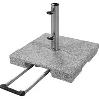doppler® Schirmhalter Active Trolley Granitsockel 30kg, bis Ø 200cm, für Stöcke bis Ø 2 mm