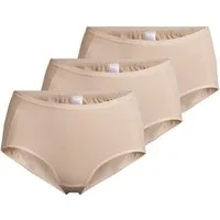 Nina Von C. Taillenslip 3er Pack Basic (Spar-Set, 3-St) Taillen Slip - Baumwolle - Atmungsaktiv