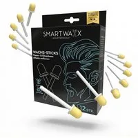 SMARTWAXX Warmwachs-Haarentferner 24 Wachs-Sticks zur Entfernung von Nasen- & Ohrenhaaren, 12-tlg., Hygienische und langanhaltende Art der Nasenhaarentfernung
