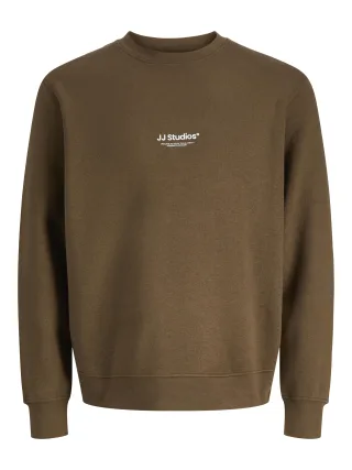 JACK&JONES - JJESOHO SWEAT CREW NECK NOOS Cocoa - Gr. - M