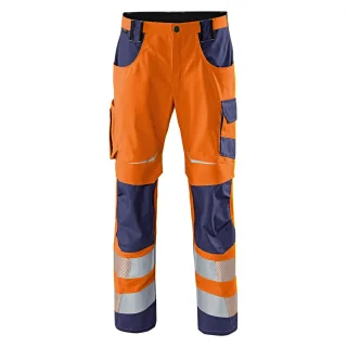 KÜBLER REFLECTIQ Hose PSA 2 warnorange/dunkelblau 94 - 2207 8340-3748-94