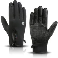 Sunicol Multisporthandschuhe Thermo Winterhandschuhe Touchscreen Fahrradhandschuhe Wasserdich Thermal Fleece, Winddicht Ski Sporthandschuhe für Damen Herren