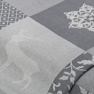Jacquard "Weihnachts-Patch", grau-color