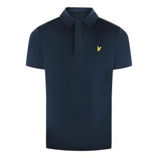 Lyle & Scott - Strukturiertes Poloshirt In Marineblau