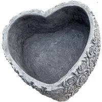 Stone and Style Pflanzschale Frostfestes Pflanzherz XL Rosenherz