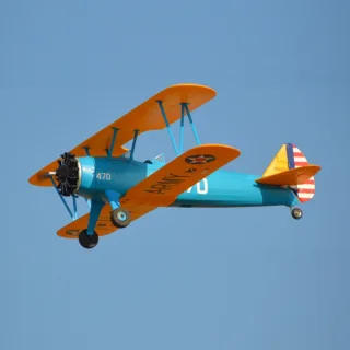 Hookll PT-17 Biplane 1200mm Wingspan EPO RC Airplane Scaled Fixed-wing Zoomed Aircraft KIT/PNP