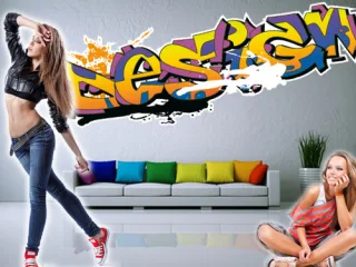 Wallart Graffiti "Aufkleber 09"