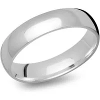 Unique Silberring Minimalistisch mit polierter Oberfläche in 5mm Breite R8500