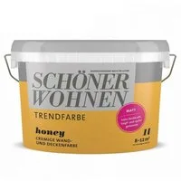 SCHÖNER WOHNEN FARBE Wandfarbe SW Trend Wandfarbe matt 1,0L Honey 1519