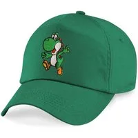 Blondie & Brownie Baseball Cap Kinder Yoshi Stick Patch Mario Luigi Super Retro Konsole One Size