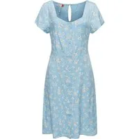Ragwear Blusenkleid Anerley stylisches Sommerkleid mit Allover Print