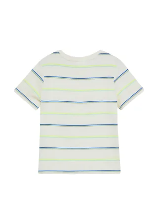 s.Oliver - T-Shirt creme/mehrfarbig - Gr. - 98