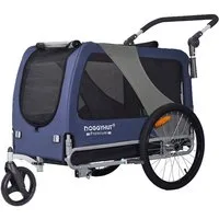 TIGGO Fahrradhundeanhänger DOGGYHUT® XL Hundefahrradanhänger & Jogger Fahrradanhänger, Geeignet für große Hunde - Maximale Schulterhöhe des Hundes: 60 cm