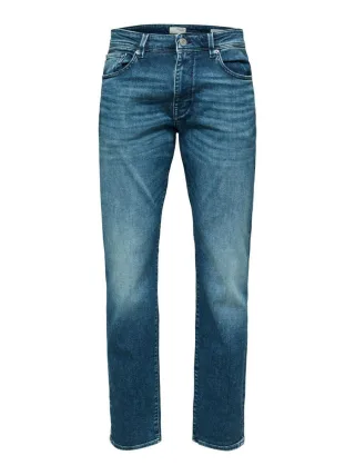 selected men - Jeans Straight Scott blau - Gr. - 32