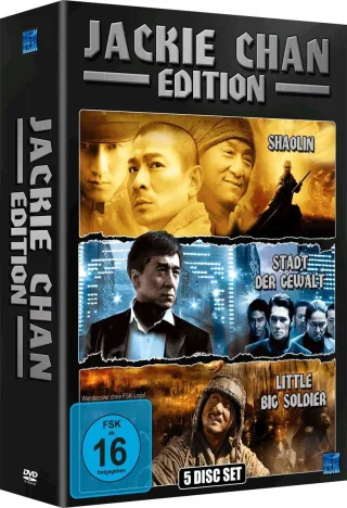Jackie Chan Edition (Little Big Soldier / Shaolin / Stadt der Gewalt) [5 DVDs] [Collector's Edition]