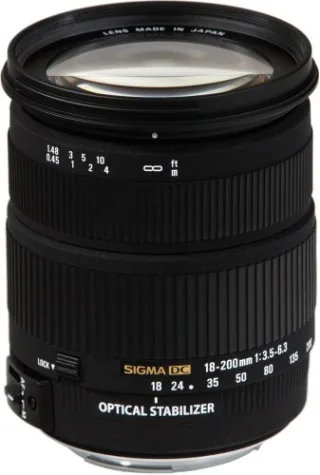 Sigma 18-200mm 1:35-63 DC OS [für Canon] schwarz