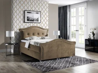 Boxspringbett Schlafzimmerbett BARIS 200x200cm in div. Farbvarianten