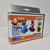 Pure Ink Tintenpatronen ersetzen Epson Patronen T1816 Nr. 18 Tintenpatrone