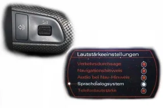 Sprach-Dialog-System (SDS) - Sprachbedienung für Audi A5 8T