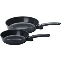 Fissler Pfannen-Set Ceratal® Evo Comfort, Aluminium (Set, 1x Bratpfanne 24 cm + 1x Bratpfanne 28 cm), 2-teiliges Keramikpfannen-Set