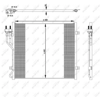 NRF Klimakondensator Jeep Cherokee 350129