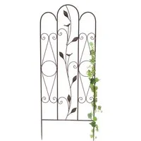 DanDiBo Rankhilfe Metall Rankgitter 120 cm 93993 Kletterhilfe Bodenstecker Blumenhalter, Ranksäule