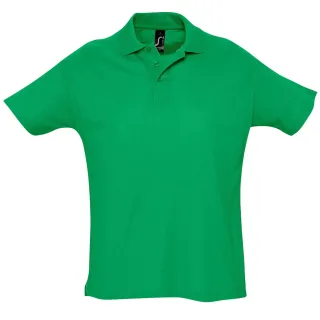 SOLS Herren Sommer II Pique Kurzarm-Poloshirt (Kelly Green)