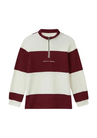 s.Oliver - T-Shirt rot/creme/weiß - Gr. - 176