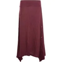 Vishes A-Linien-Rock Damen A-Linie Rock Baumwolle Vintage, Retro breiter Bund mit Kordel-Zu Alternative Bekleidung, Ethno, Hippie, Retro Style