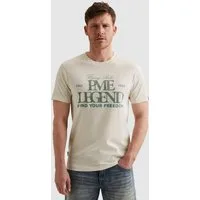 PME LEGEND T-Shirt Short sleeve r-neck big print Regular Fit, Kurzarm, lässiger Stil