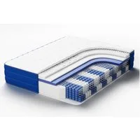 Taschenfederkernmatratze 7-Zonen Federkernmatratze, inkl. 2-lagigem Komfort-Topper, HOMAVO, 22 cm hoch, (Härtegrad H3, Zertifizierte EU-Qualität, 8+3 Schichten hochwertiger Materialien), Orthopädische Matratze u.v.m.