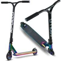 Apollo Stuntscooter Hawk - Scooter für Erwachsene, Jugendliche und Kinder ab 6 Jahren, extra breite Trittfläche & stabiler Lenker