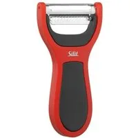 Silit Kochlöffelhalter Silit 2in1 Universalschäler + Julienneschneider Kombi Schäler &