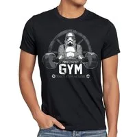 style3 T-Shirt Todesstern Gym Sturmtruppe fitness star krieg wars der sterne fitness