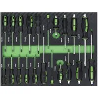 TRUTZHOLM Werkzeugset Schraubendreher Set 21tlg. Werkzeug Einlage 52x40cm Schlitz Kreuz, (Set, 21-tlg), Super Preis-Leistungsverhältnis