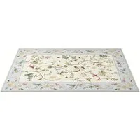 Agger Fußmatte Fußmatte mit Blumenmuster, weiche Bodenmatte im Vintage-Pflanzenstil, Innenbereich-Türmatte für Flur Schlafzimmer und Badezimmer