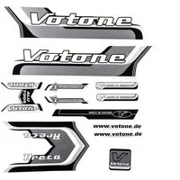 Non-Branded Fahrradrahmen Fahrrad DEKOR Satz Aufkleber Rahmen frame Decal Sticker Votone Label