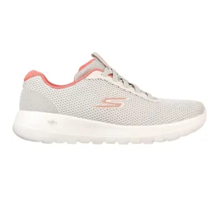 Skechers - "Go Walk Joy" Colour Pop Sneaker für Damen, Netzmaterial (Naturweiß/Pink)