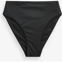 Next Bikini-Hose Bikinihose mit seitlicher Raffung, hoher Bund (1-St)