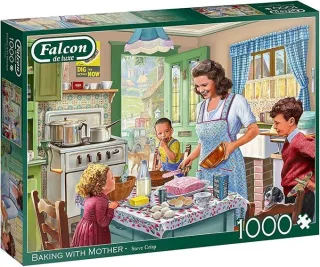 Jumbo Puzzles 11245 - Baking with Mother [1.000 Teile]