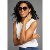 Laura Scott Sonnenbrille für Damen mit dezenter Strassapplikation - NEW